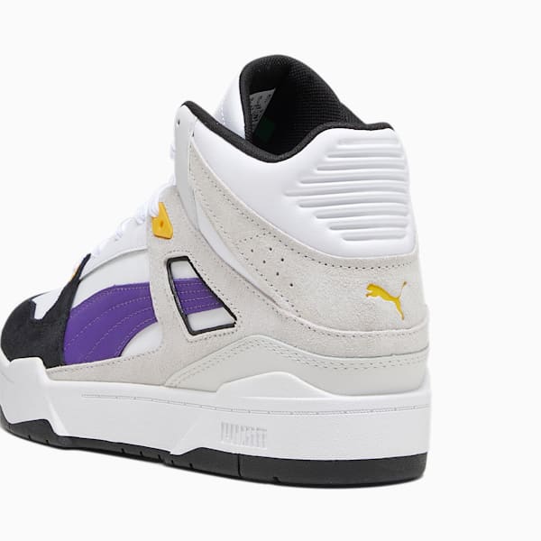 Slipstream Hi Heritage Unisex Sneakers, Puma White-Team Violet, extralarge-IND