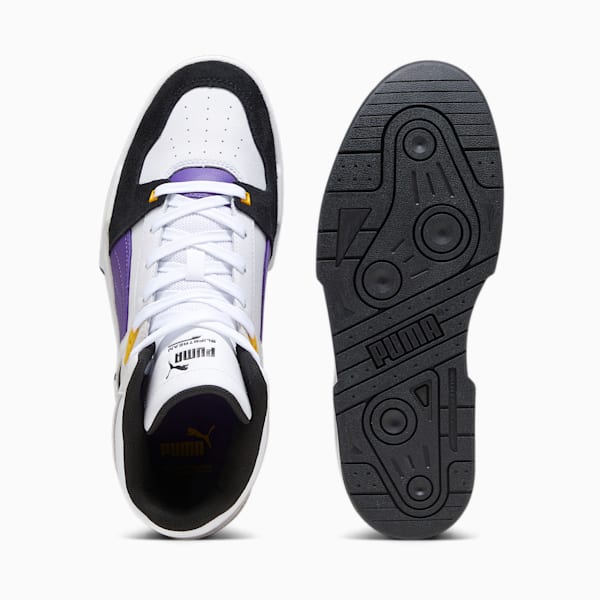 Slipstream Hi Heritage Unisex Sneakers, Puma White-Team Violet, extralarge-IND