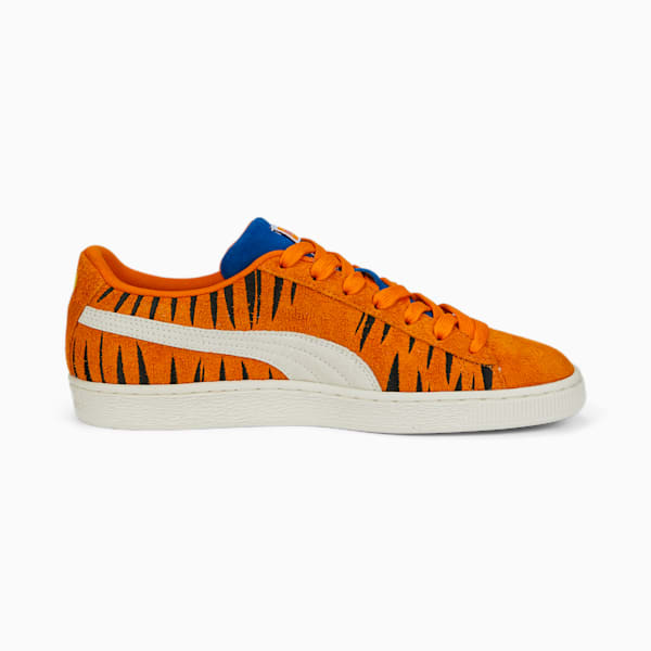 Zapatos deportivos de gamuza PUMA x Tony the Tiger, Flame Orange-Vaporous Gray, extralarge