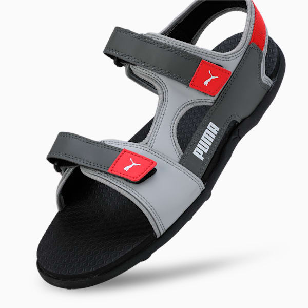 Outstretch V2 Men's Flip-Flops, Dark Shadow-Quarry-Burnt Red, extralarge-IND