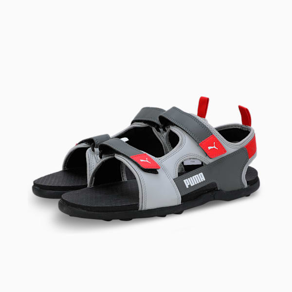 Outstretch V2 Men's Flip-Flops, Dark Shadow-Quarry-Burnt Red, extralarge-IND
