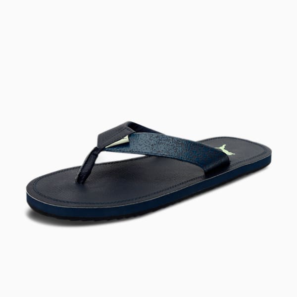 Ketava Duo Men's Flip Flops, Peacoat-Dark Denim-Butterfly, extralarge-IND