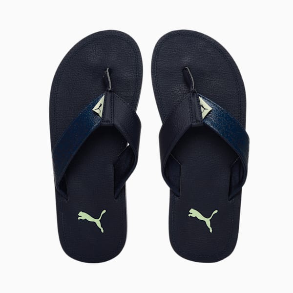 Ketava Duo Men's Flip Flops, Peacoat-Dark Denim-Butterfly, extralarge-IND