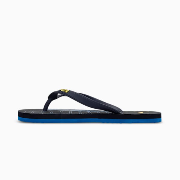 Leon V2 Men's Flip-Flops, Parisian Night-Spectra Yellow-Victoria Blue, extralarge-IND