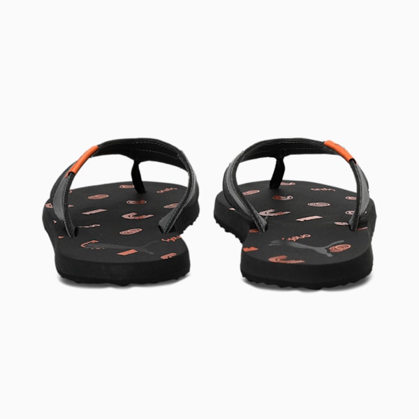 Breeze V7 one8 Men's Flip-Flops, CASTLEROCK-Deep Apricot-PUMA Black, extralarge-IND