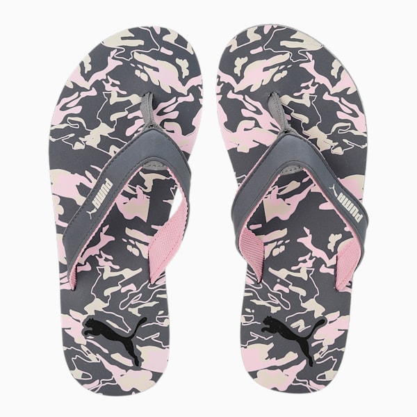 Hazel V2 Women's Flip-Flops, Gray Tile-Pearl Pink-Pristine, extralarge-IND