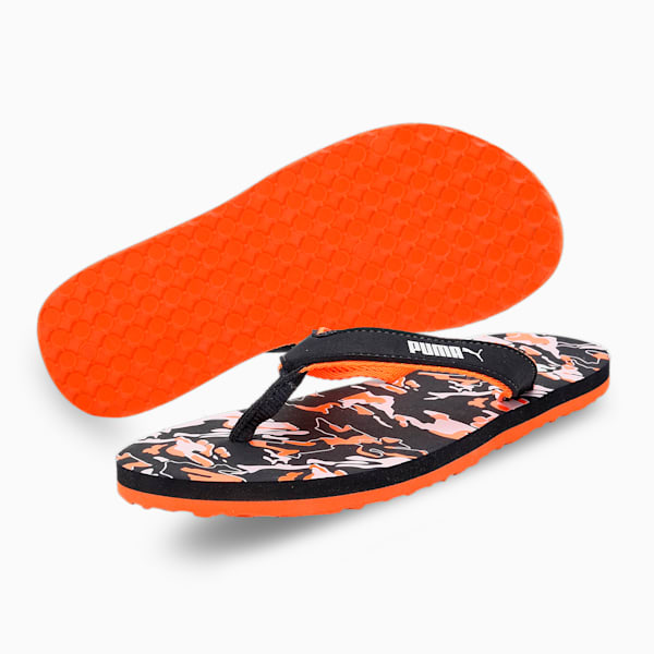 Hazel V2 Women's Flip-Flops, Parisian Night-Ultra Orange-Pearl Pink, extralarge-IND