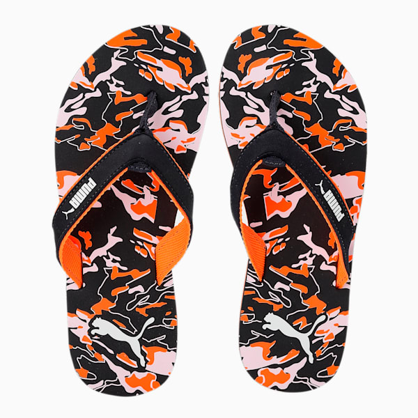 Hazel V2 Women's Flip-Flops, Parisian Night-Ultra Orange-Pearl Pink, extralarge-IND