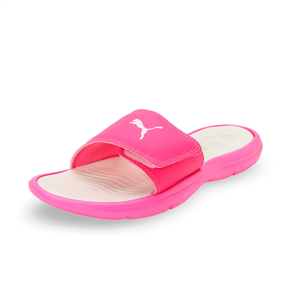 Silvia V3 Women's Slides, Glowing Pink-Pristine, extralarge-IND