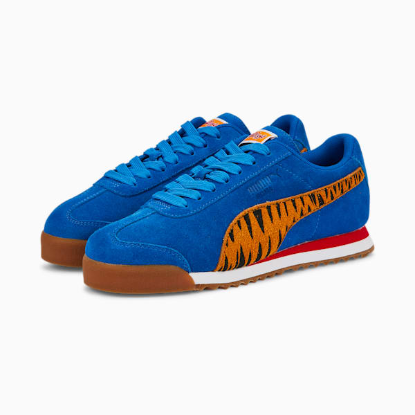 PUMA x FROSTED FLAKES Roma Big Kids' Sneakers, Lapis Blue-Flame Orange