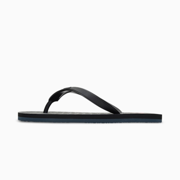 Jog V3 Unisex Flip-Flops, Puma Black-Dark Slate-Neon Citrus, extralarge-IND