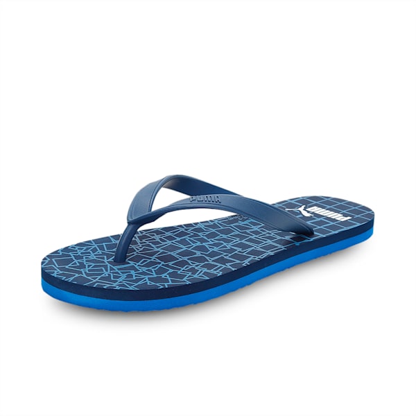 Jog V3 Unisex Flip-Flops, Puma New Navy-Vallarta Blue-Puma White, extralarge-IND