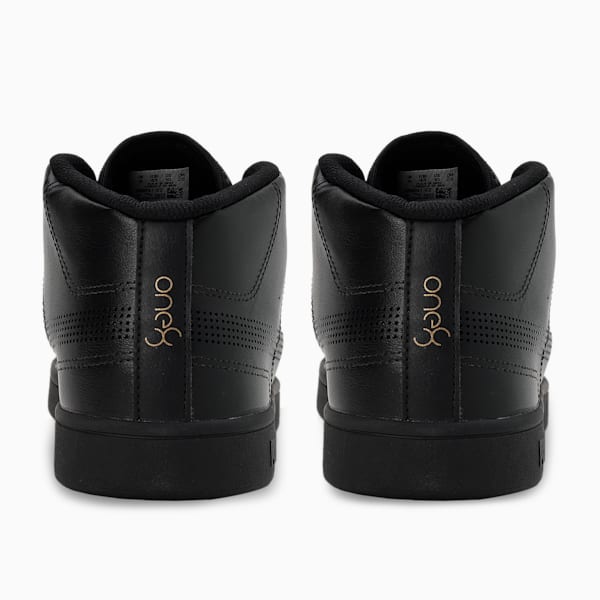 one8 Virat Kohli Smash Mid V3 Sneakers, PUMA Black-Puma Team Gold