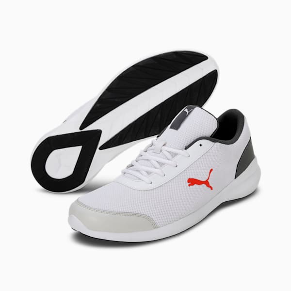 Forza Men's Shoes, PUMA White-Dark Shadow-Firelight, extralarge-IND