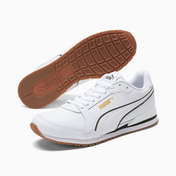 ST Runner v3 Bold Sneaker, Puma White-Forest Night, extralarge