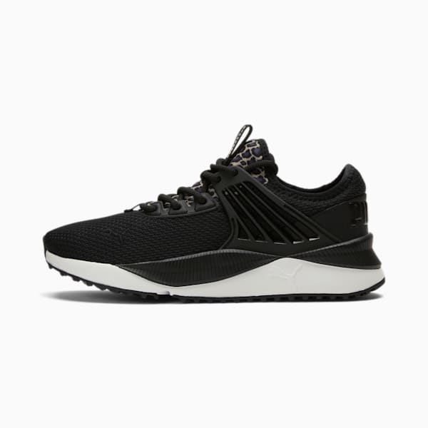 Pacer Future Leo Women's Sneakers, Puma Black-Puma Black-Asphalt, extralarge