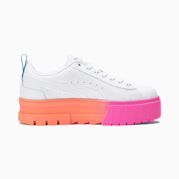 Mayze Daybreak Sneakers Big Kids, Puma White-Luminous Pink, extralarge