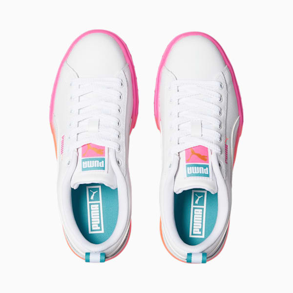 Mayze Daybreak Sneakers Big Kids, Puma White-Luminous Pink, extralarge