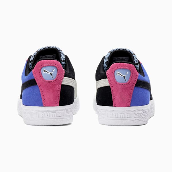 Zapatos deportivos de gamuza Classix para mujer, Fizzy Lime-Serenity-Puma Black