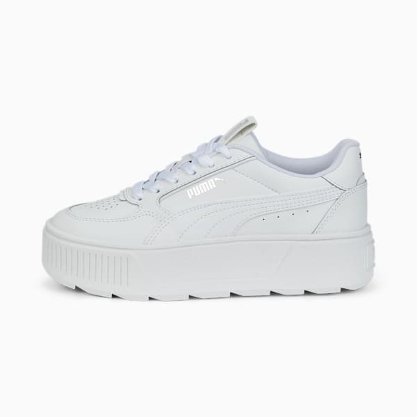 Tenis juveniles Karmen Rebelle, Puma White-Puma White, extralarge