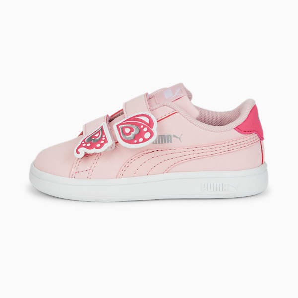 Smash v2 Butterfly Toddler Sneakers, Almond Blossom-Almond Blossom-Sunset Pink-Puma Silver, extralarge-IND