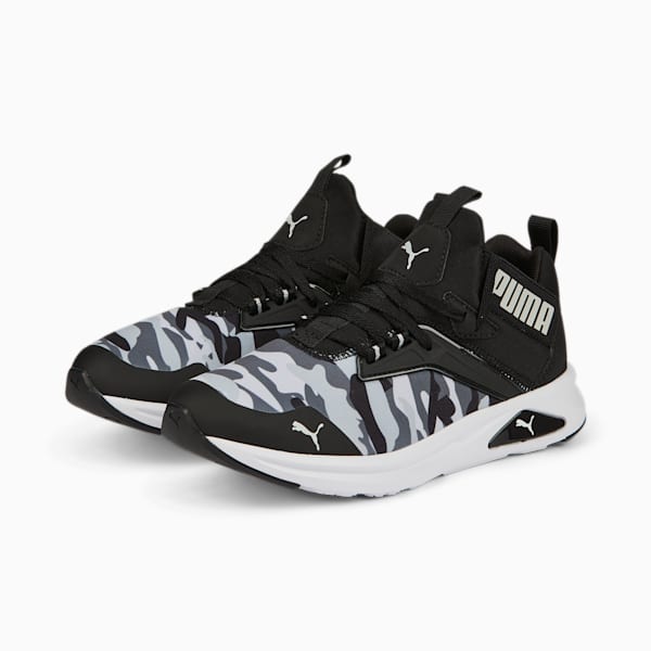 Enzo 2 Refresh Camo Sneakers Youth, Harbor Mist-Puma Black, extralarge-IND