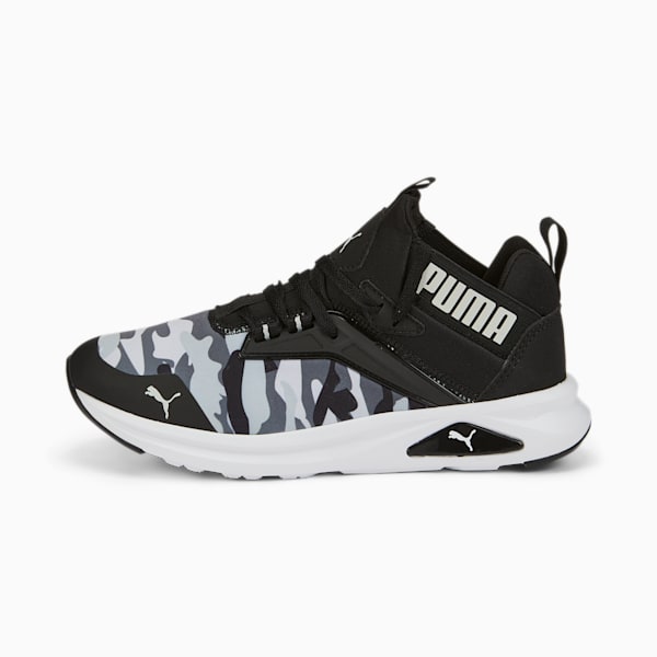 Enzo 2 Refresh Camo Sneakers Youth, Harbor Mist-Puma Black, extralarge-IND