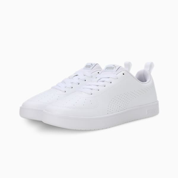 Rickie Perforated Men's Shoes, Puma White-Puma White, extralarge-IND