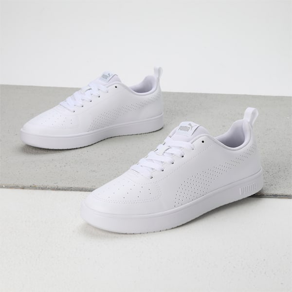 Rickie Perforated Men's Shoes, Puma White-Puma White, extralarge-IND