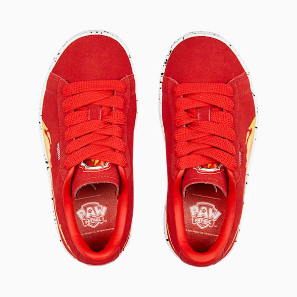 PUMA x PAW PATROL Marshall Suede Little Kids' Shoes, High Risk Red-Puma White