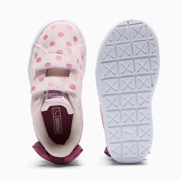 Suede Light Flex Bow Graphic V Little Kids' Sneakers, Island Pink-Dusty Orchid, extralarge