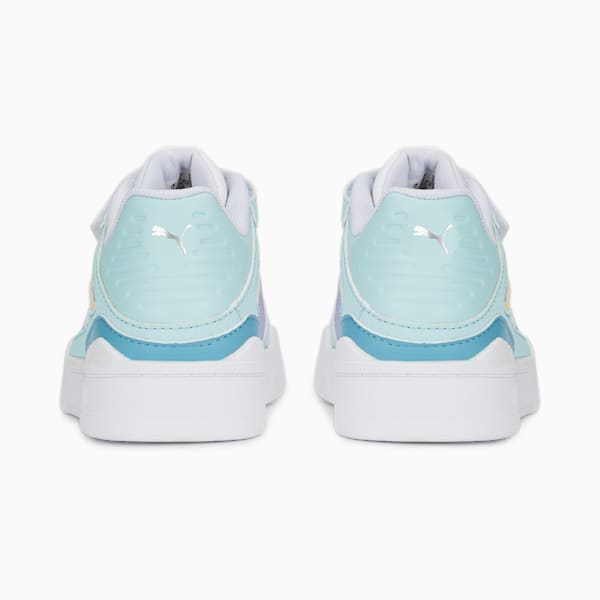 Slipstream AC Little Kids' Shoes, Puma White-Light Aqua-Sweet Lavender, extralarge