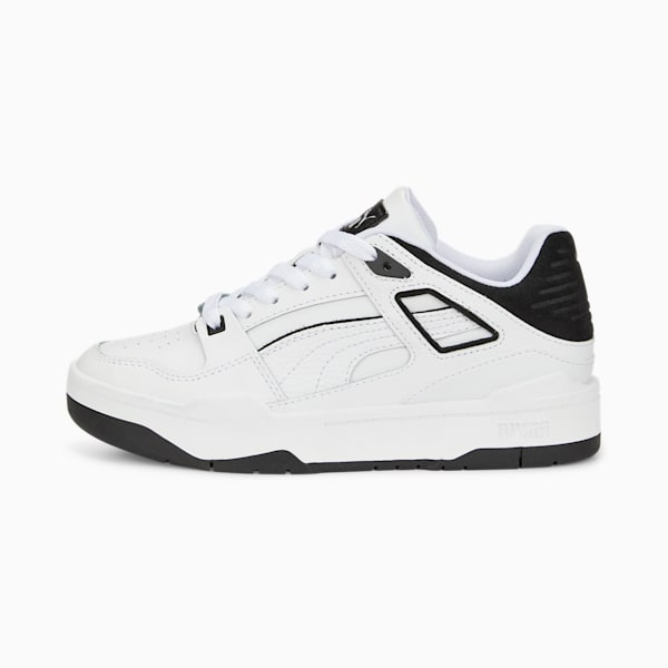 Tenis para Adolescente Slipstream, Puma White-Puma Black, extralarge