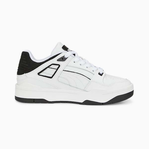 Slipstream Youth Sneakers, Puma White-Puma Black, extralarge-IND