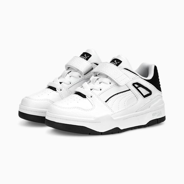 Slipstream Alternative Closure Sneakers Kids, Puma White-Puma Black, extralarge