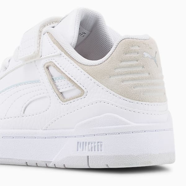 Slipstream Little Kids' Shoes, PUMA White-Feather Gray, extralarge