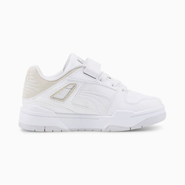 Slipstream Little Kids' Shoes, PUMA White-Feather Gray, extralarge