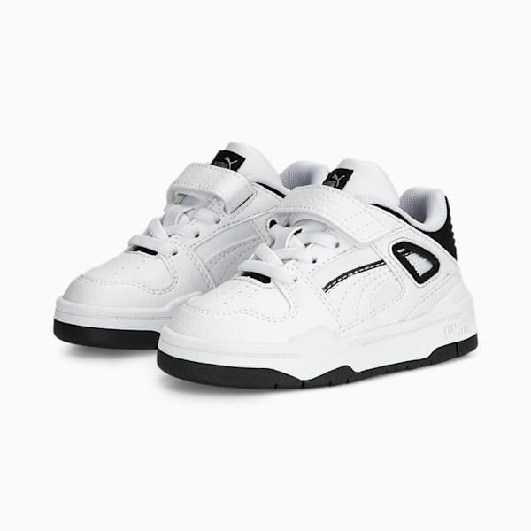 Tenis para bebés Slipstream Alternative Closure, Puma White-Puma Black, extralarge
