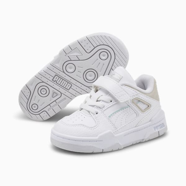 Slipstream Toddlers' Shoes, PUMA White-Feather Gray