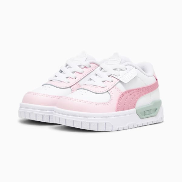 Tenis de cierre alternativo para bebé Cali Dream Pastel, PUMA White-Future Pink, extralarge