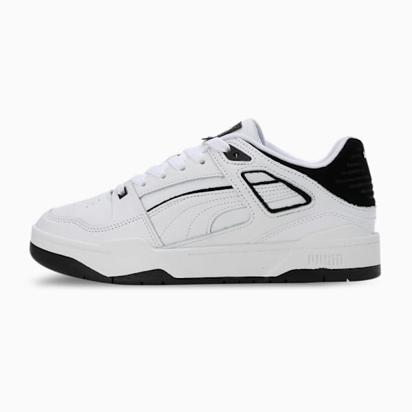 Slipstream Unisex Sneakers, Puma White-Puma Black, extralarge-IND