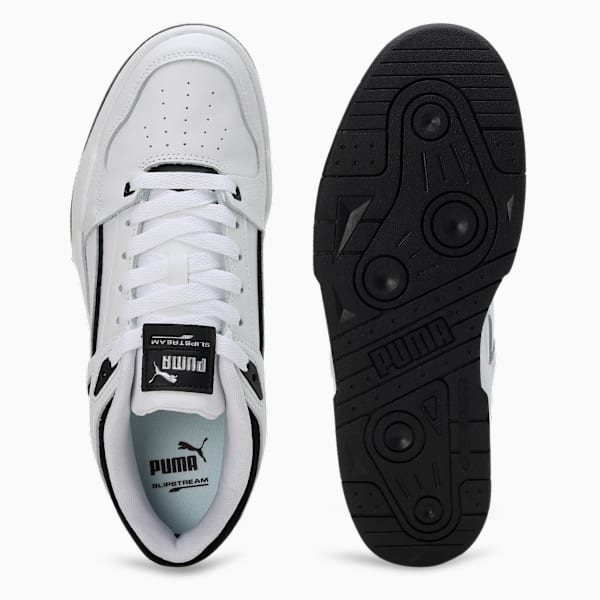 Slipstream Unisex Sneakers, Puma White-Puma Black, extralarge-IND