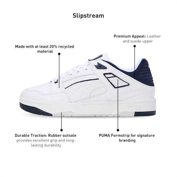 Slipstream Unisex Sneakers, Puma White-Peacoat-Nimbus Cloud, extralarge-IND