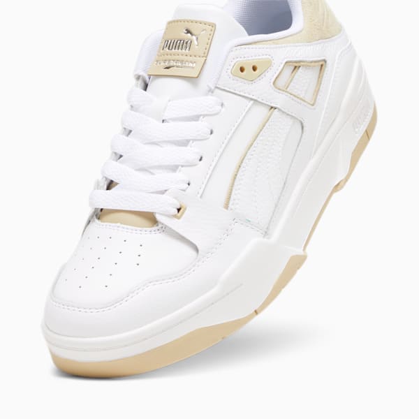Zapatos deportivos Slipstream para hombre, Puma White-Granola, extragrande