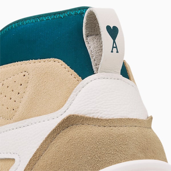 ユニセックス PUMA x AMI TRC ブレイズ ミッド ハイ スニーカー, Marshmallow-Light Sand