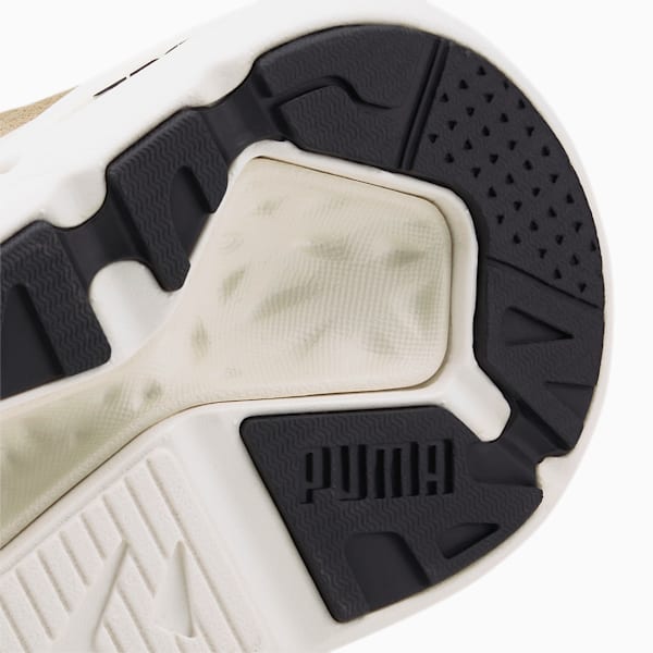 PUMA x AMI TRC Blaze Mid Sneakers, Marshmallow-Light Sand
