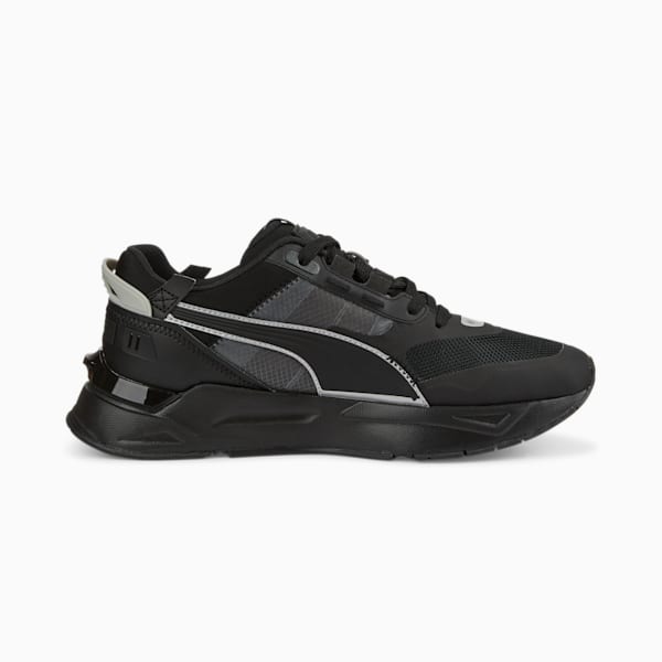 Mirage Sport Tech Reflective Sneakers, Puma Black-Puma Silver