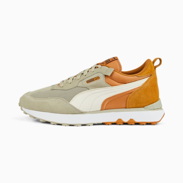 Rider FV Block Sneakers, Pebble Gray-Desert Tan, extralarge-IND