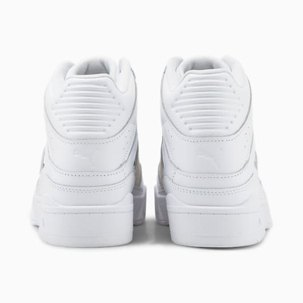 Slipstream Hi Leather Unisex Sneakers, Puma White-Puma White, extralarge-IND