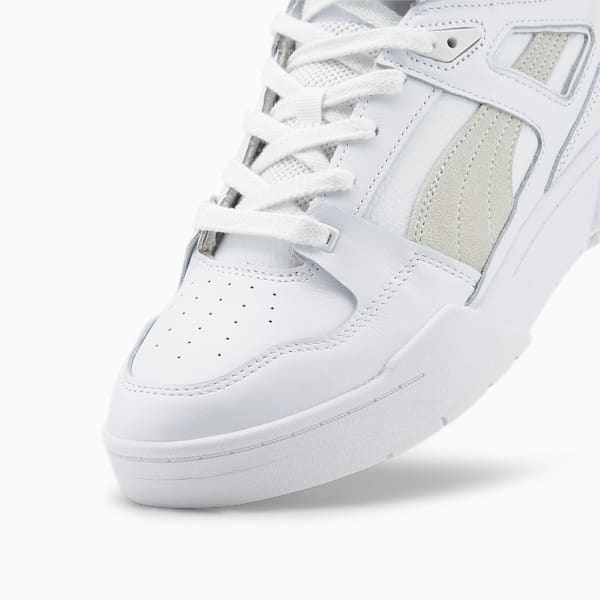 Slipstream Hi Leather Unisex Sneakers, Puma White-Puma White, extralarge-AUS